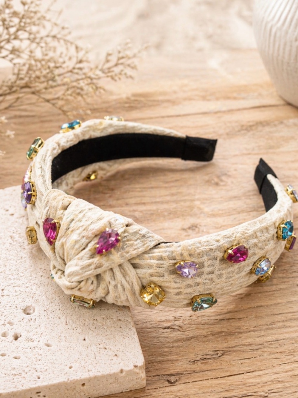 Modern BohoJeweled Headband